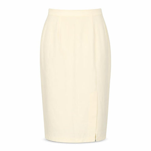 Sensations Womens Yellow  Viscose Straight & Pencil Skirt Size 14