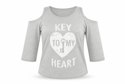 Front view of Internacionale women’s grey polyester basic t-shirt, size UK 12, round neck