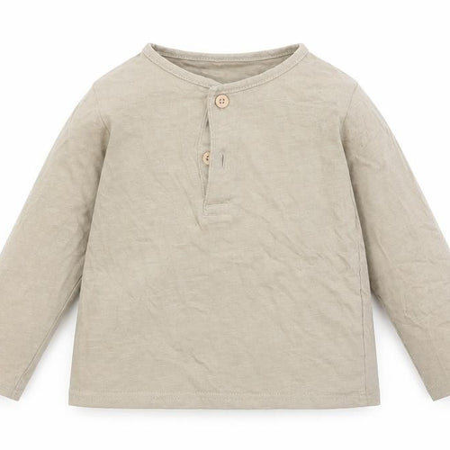 TU Baby Green  Cotton Basic T-Shirt Size 12-18 Months Round Neck