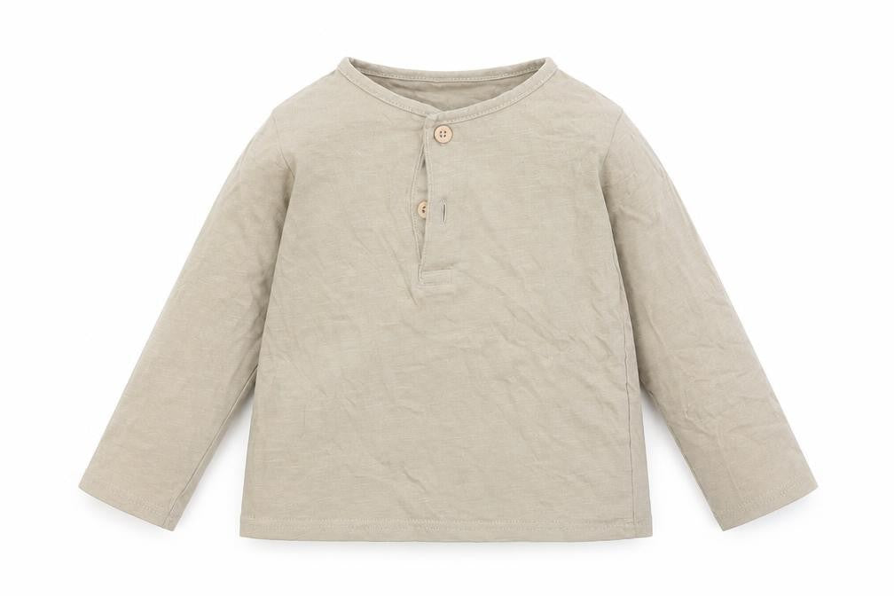 TU Baby Green  Cotton Basic T-Shirt Size 12-18 Months Round Neck