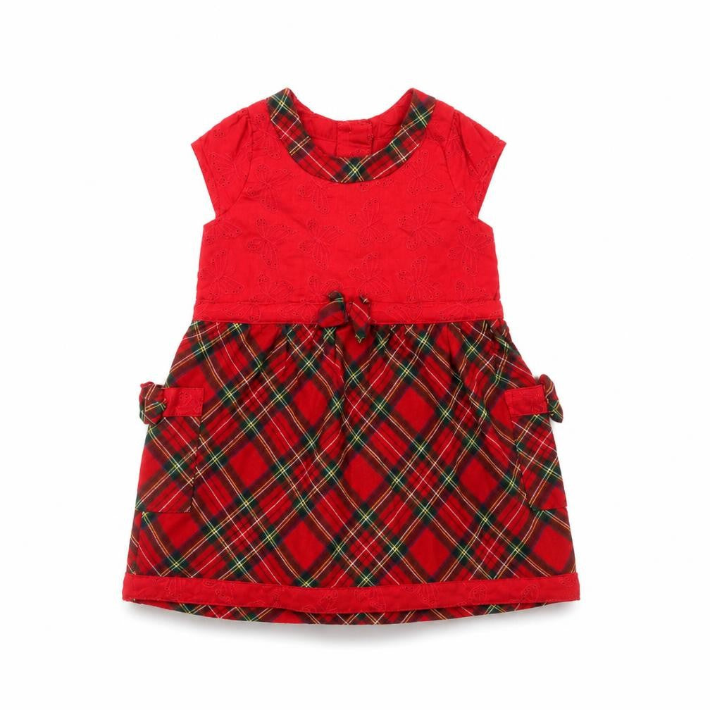 EWM Baby Red  Cotton A-Line  Size 12-18 Months  Round Neck