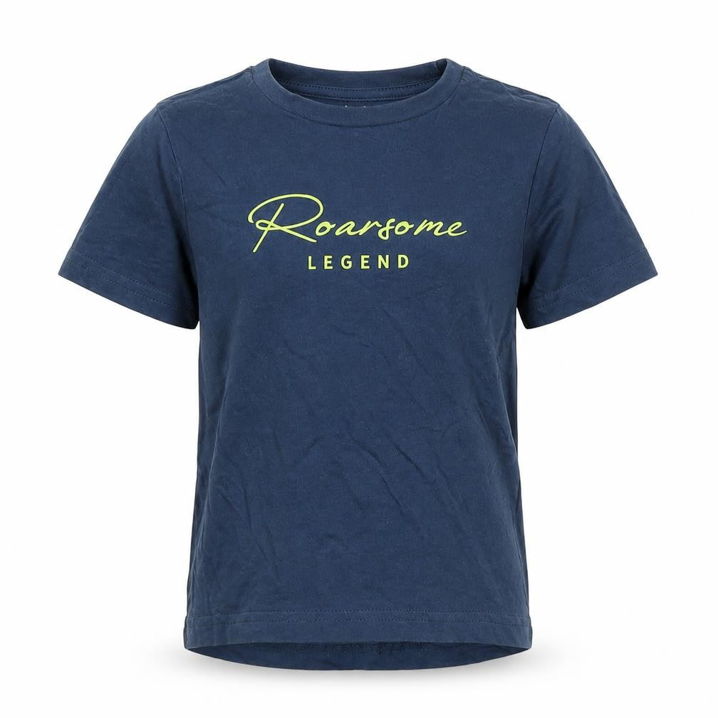 Studio Girls Blue  Cotton Basic T-Shirt Size 3-4 Years Round Neck  - Roarsome, Legend