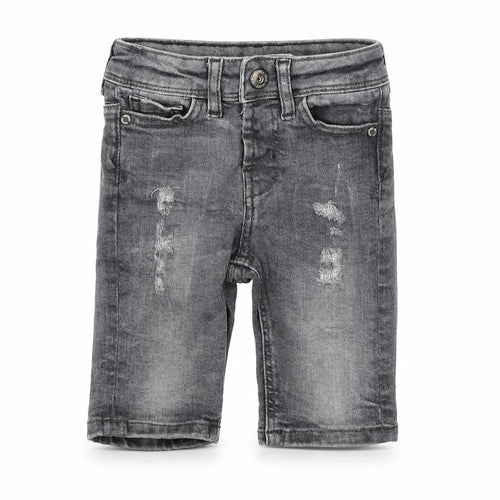 Denim Co Boys Grey  Cotton Cropped Jeans Size 18-24 Months