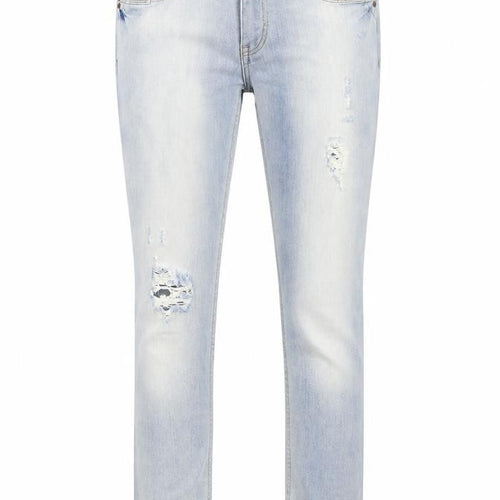 The Premium Womens Blue  Cotton Straight Jeans Size 8 L28 in Regular
