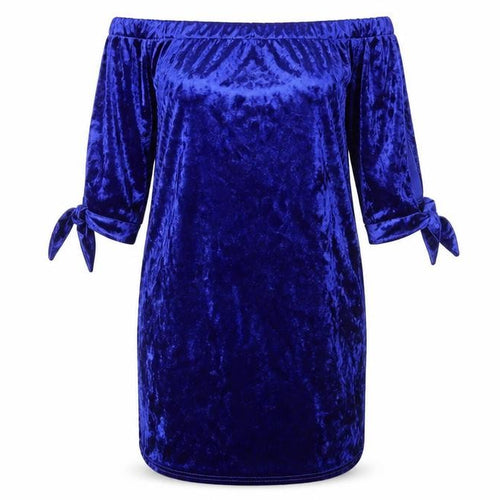 Quiz Womens Blue  Polyester Pencil Dress  Size 12  Scoop Neck