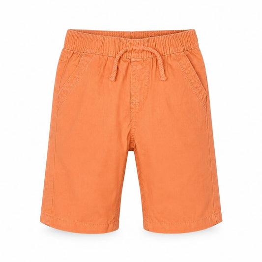 Front view of Primark Baby Orange Cotton Capri Trousers, size 18-24, Months