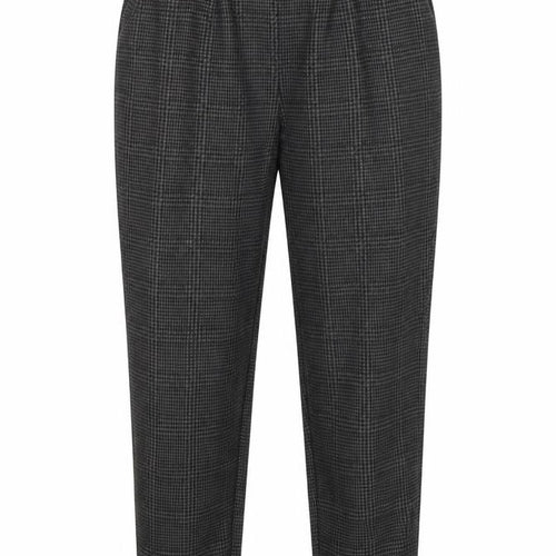 Primark Womens Grey Houndstooth Polyester Dress Pants Trousers Size 8 L25 in Regular