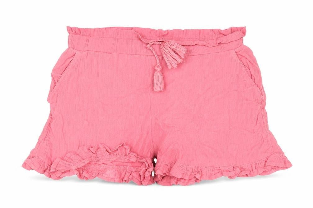 TU Girls Pink  Viscose Cargo Shorts Size 10 Years  Regular