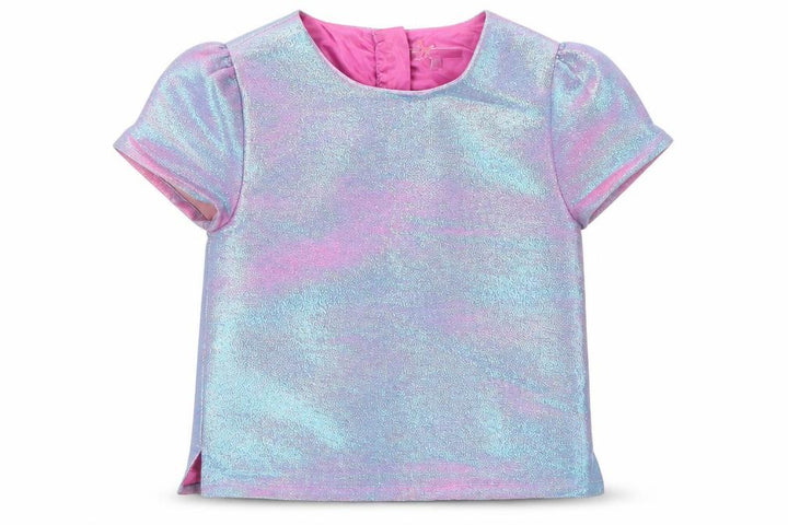 John Lewis Girls Pink Viscose Basic T-Shirt Size 10 Years Round Neck