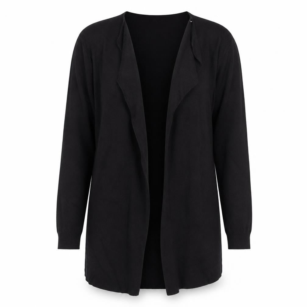 Marks and Spencer Womens Black V-Neck  Viscose Cardigan Jumper Size S