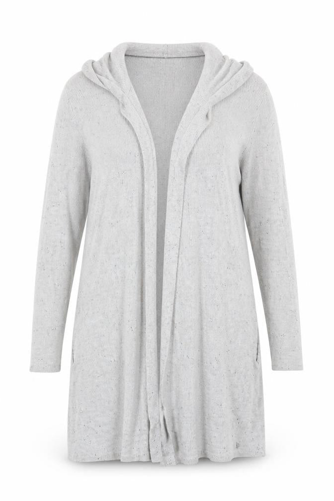 AJC Womens Grey V-Neck  Viscose Cardigan Jumper Size 14