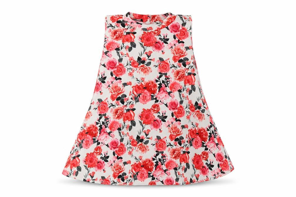New One Womens Pink Floral Polyester Tunic Tank Size S Mock Neck