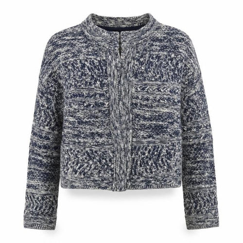 M&S Womens Multicoloured Round Neck  Cotton Cardigan Jumper Size L