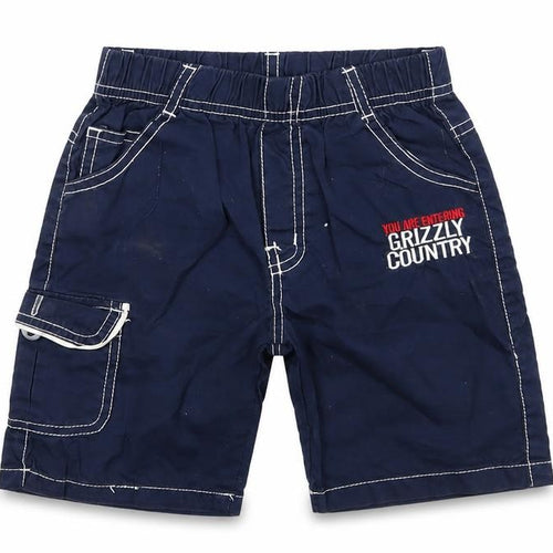 Happy House Boys Blue  Cotton Cargo Shorts Size 3-4 Years  Regular