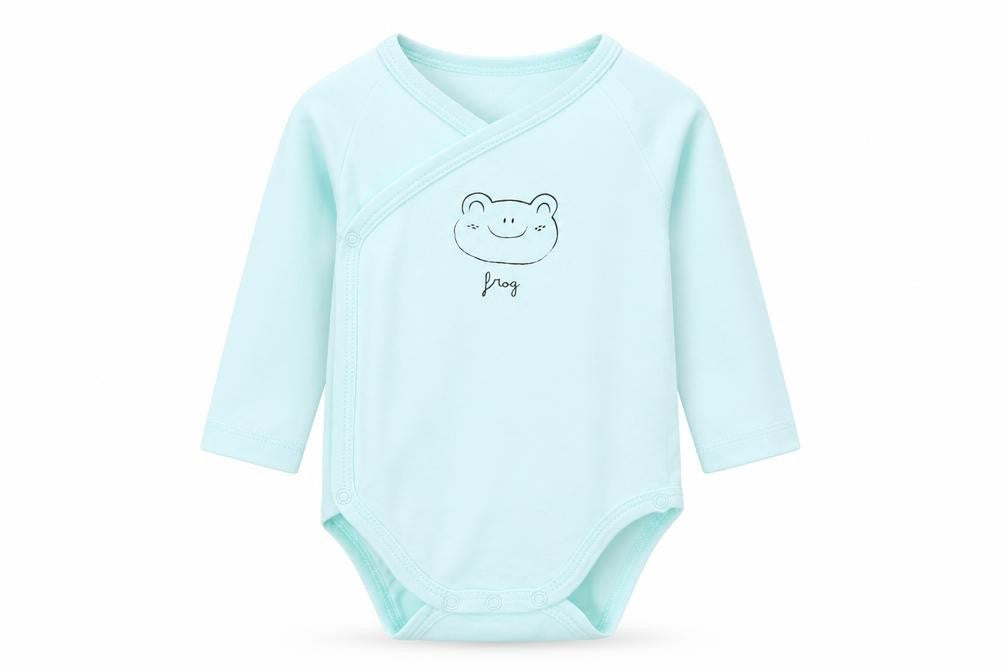 ZY Baby Green  Cotton Romper One-Piece Size 3-6 Months