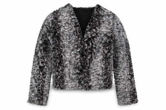 Front view of Next women’s grey jacket blazer, size UK 12