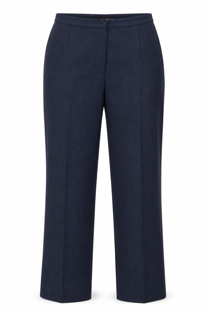 Wardrobe Womens Blue  Polyester Dress Pants Trousers Size 14 L28 in Regular