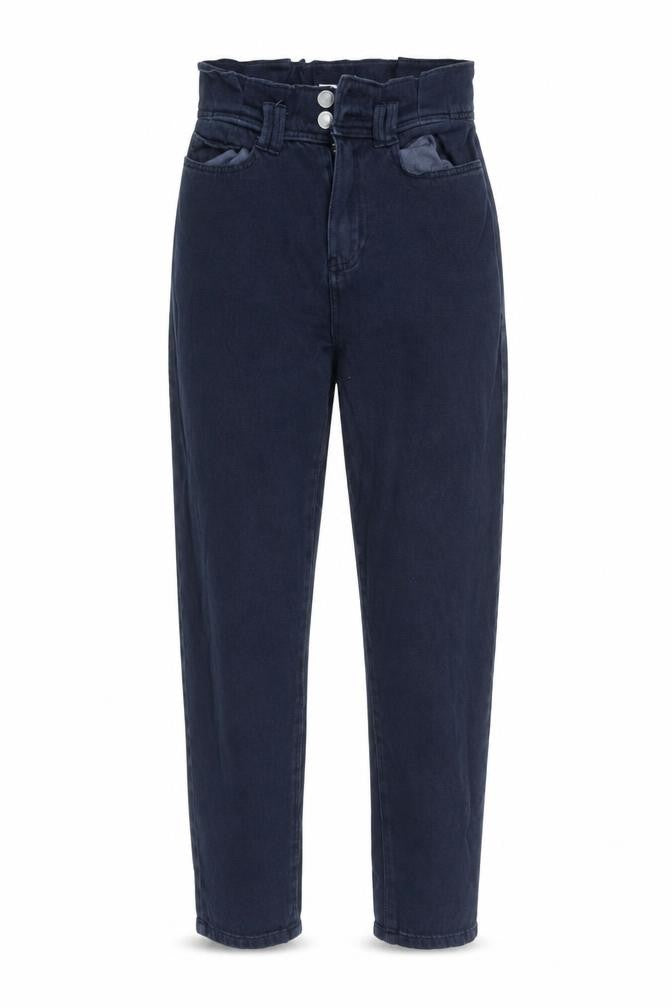 Per Una Womens Blue  Cotton Straight Jeans Size 6 L28 in Regular