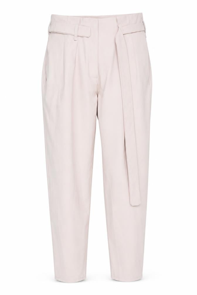 Boohoo Womens Pink  Polyester Carrot Trousers Size S L27 in Regular