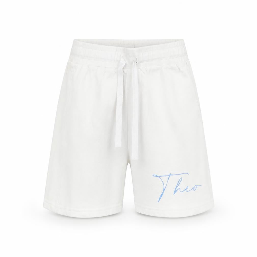 Preworn Boys White  Cotton Sweat Shorts Size 2-3 Years  Regular