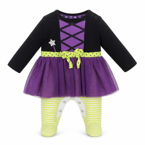 F&F Baby Purple  Cotton Babygrow One-Piece Size 0-3 Months