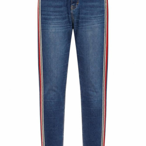 Topshop Mens Blue  Cotton Skinny Jeans Size 28 in L34 in Regular