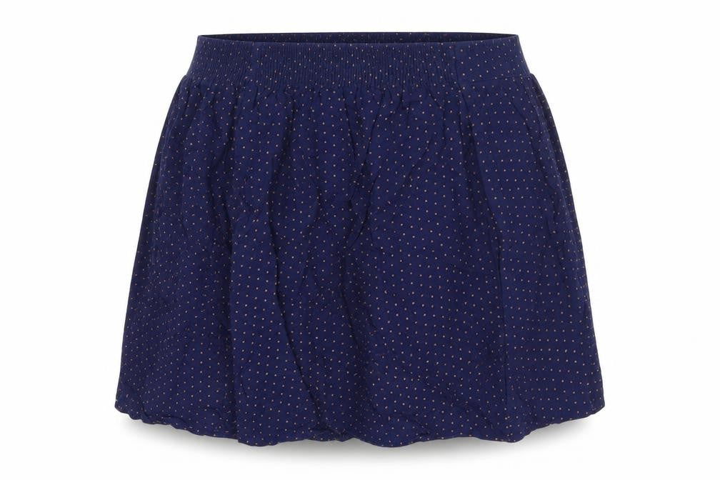 Papaya Womens Blue Polka Dot Viscose A-Line Skirt Size 8