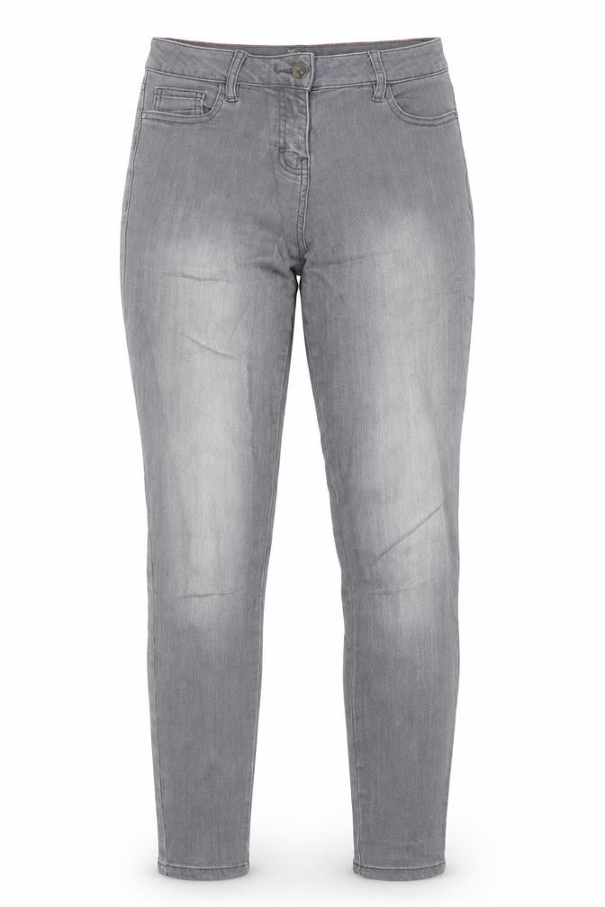 TU Womens Grey  Cotton Skinny Jeans Size 10 L29 in Regular