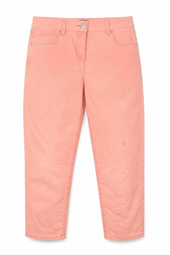 M7s Womens Pink  Cotton Cropped Jeans Size 12 L23 in Regular