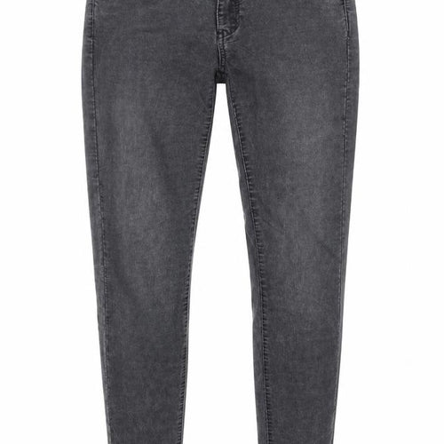 LOFT Womens Grey  Cotton Skinny Jeans Size 8 L28 in Regular