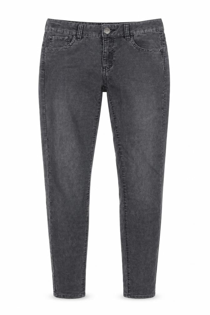 LOFT Womens Grey  Cotton Skinny Jeans Size 8 L28 in Regular