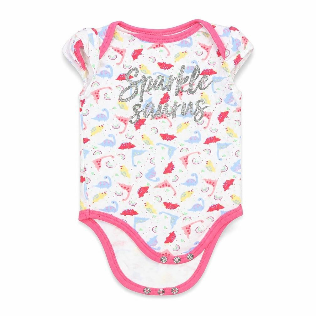Pep&Co Baby White  Cotton Romper One-Piece Size 6-9 Months