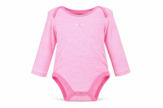 Tu Baby Pink Striped Cotton Romper One-Piece Size 6-9 Months