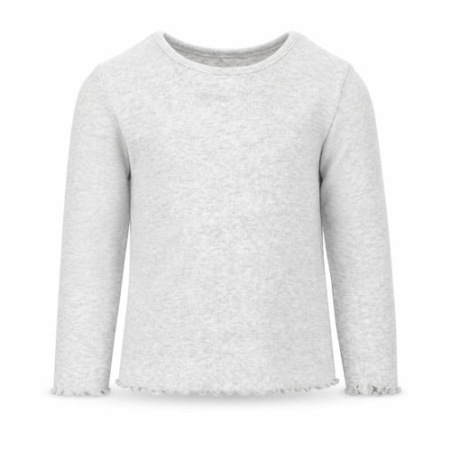 George Girls Grey  Cotton Basic T-Shirt Size 2-3 Years Round Neck