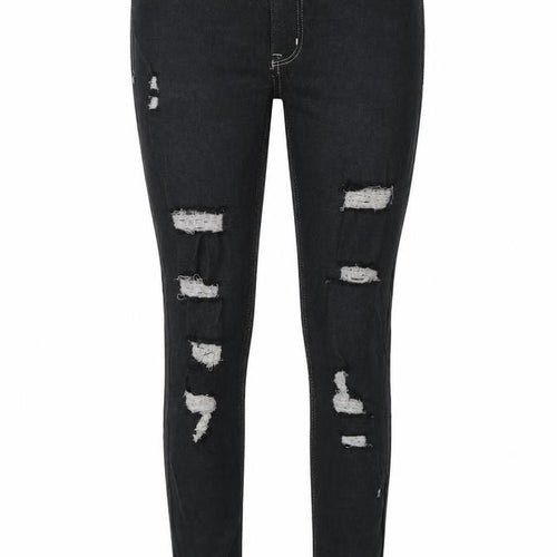 Divided Womens Grey  Cotton Skinny Jeans Size 10 L28 in Regular