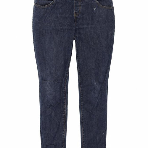 Yes Yes Womens Blue  Cotton Jegging Jeans Size 10 L29 in Regular