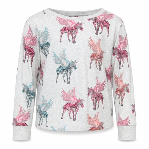 NEXT Girls Multicoloured Animal Print Cotton Top Pyjama Top Size 9 Years
