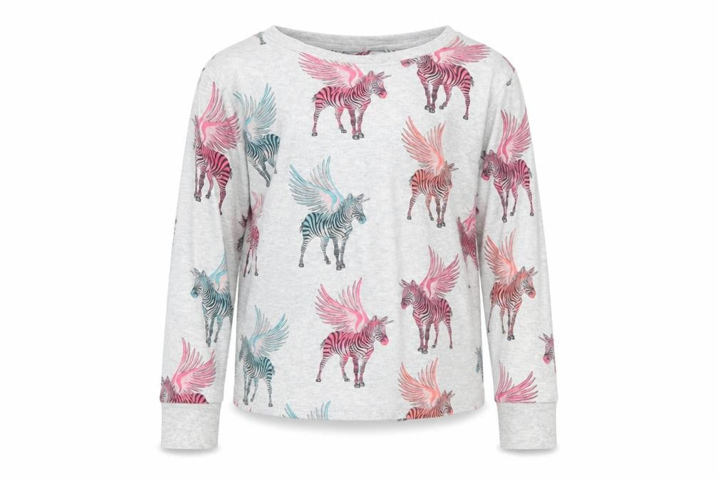 NEXT Girls Multicoloured Animal Print Cotton Top Pyjama Top Size 9 Years