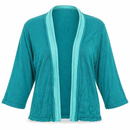 Peacocks Womens Green V-Neck   Cardigan Jumper Size 12