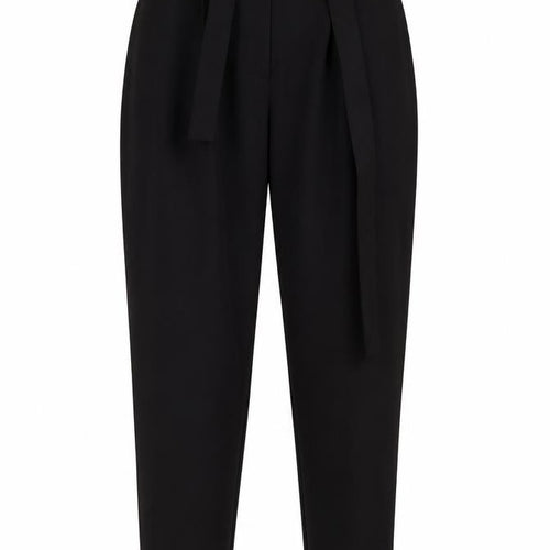 New Look Womens Black  Polyester Carrot Trousers Size 8 L26 in Regular