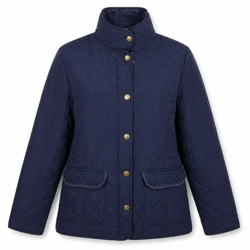 BETTY KAY Womens Blue Argyle/Diamond  Overcoat Coat Size 12