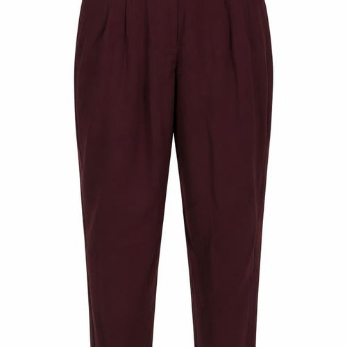 Miss Selfridge Womens Red  Polyester Carrot Trousers Size 8 L23 in Regular