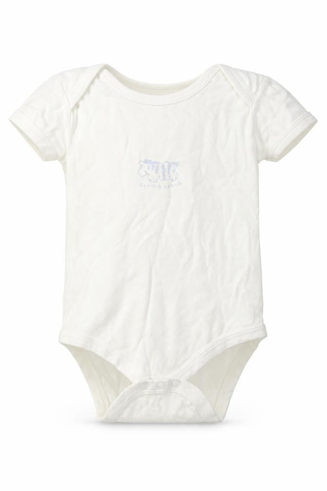 Boots Baby White  Cotton Romper One-Piece Size 12-18 Months   - Zebra