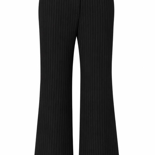 M&S Womens Multicoloured Striped Polyester Dress Pants Trousers Size 12 L28 in Regular