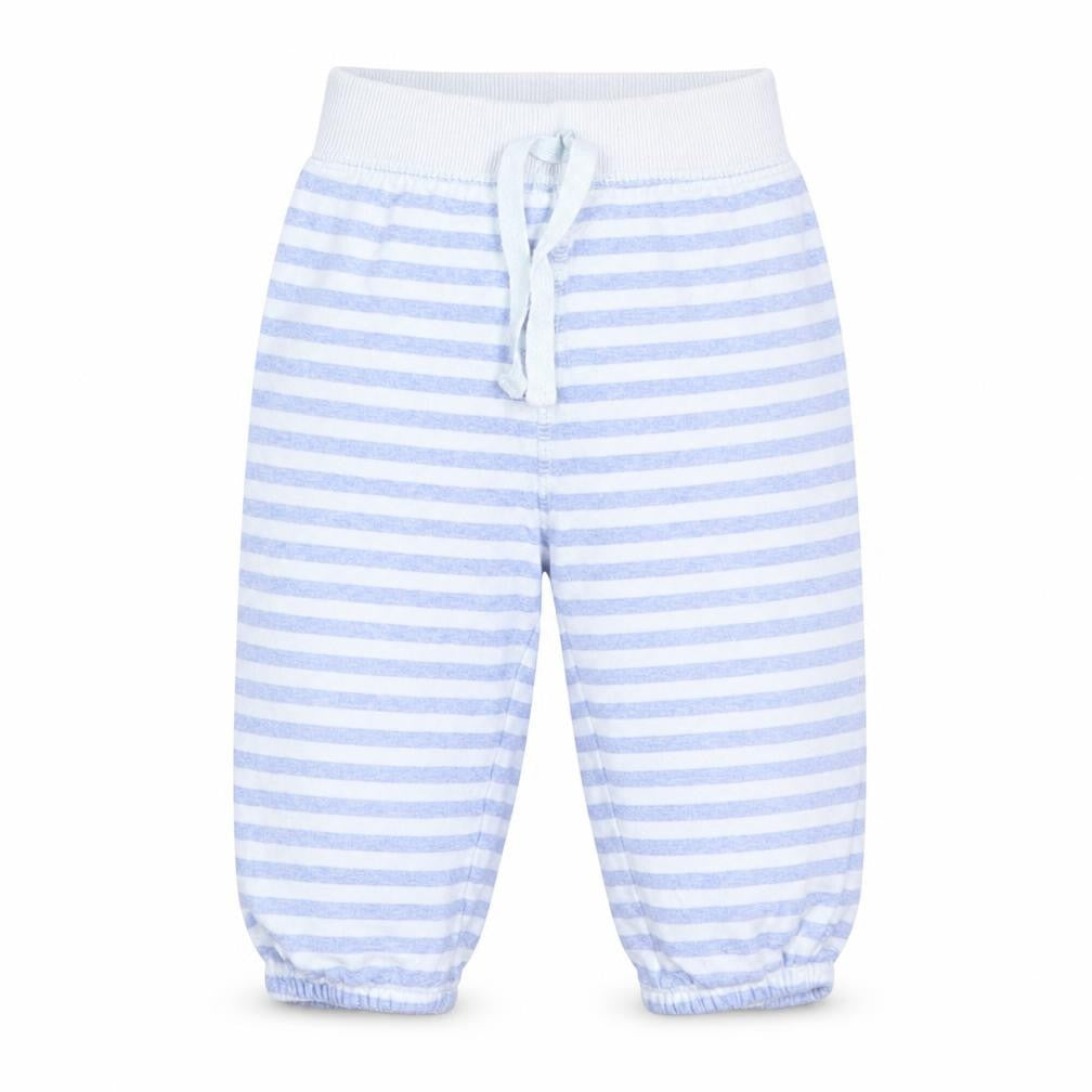 Matalan Baby Multicoloured Striped Cotton Jogger Trousers Size 6-9 Months