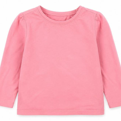 NEXT Girls Pink  Cotton Basic T-Shirt Size 18-24 Months Round Neck