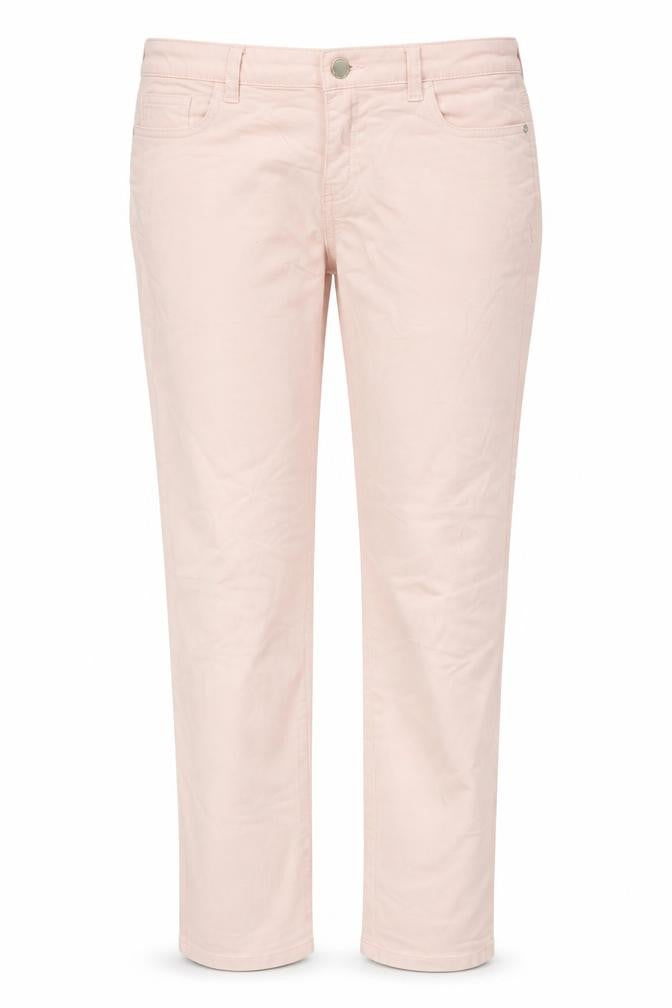 Casual Collection by F&F Womens Orange  Cotton Chino Trousers Size 8 L29 in Regular  - Peach in Colour