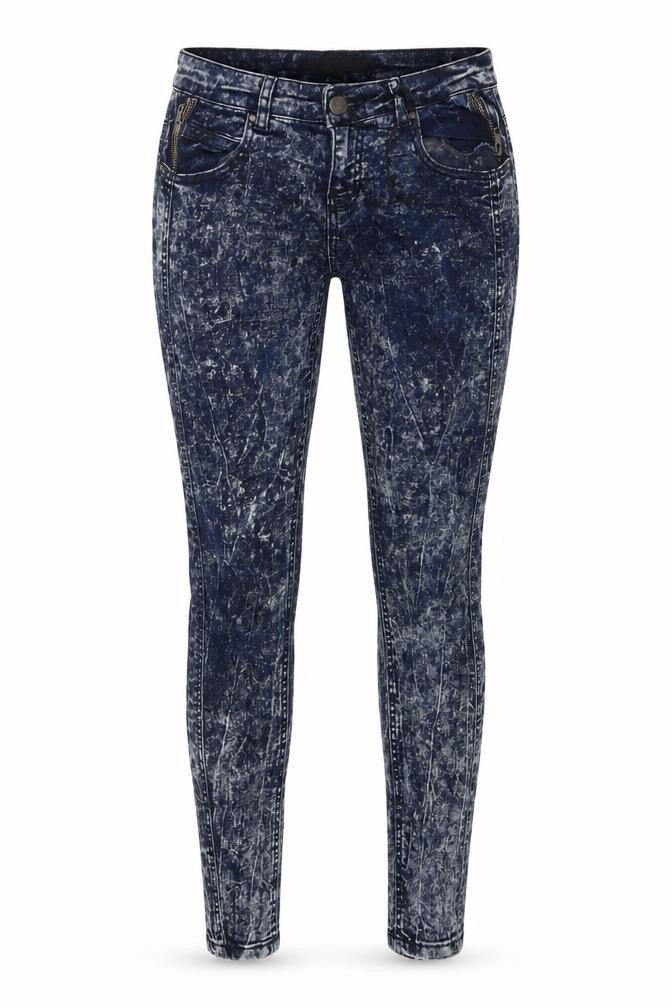 Select Womens Blue  Cotton Skinny Jeans Size 8 L28 in Regular