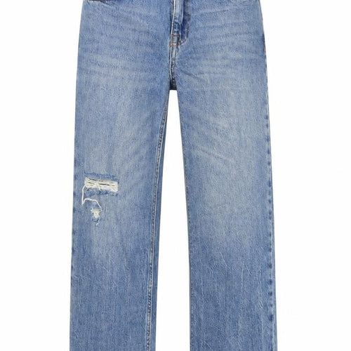 ASOS Womens Blue  Cotton Cropped Jeans Size 26 in L23 in Regular