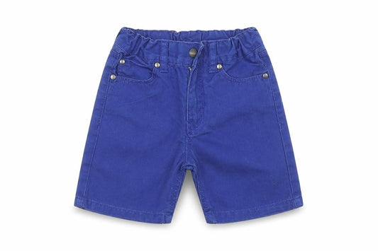 Front view of H&M Baby Blue Cotton Jogger Trousers, size 18-24, Months